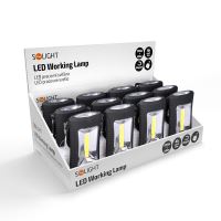 Solight LED svítilna pracovní, 3W COB + 3 SMD LED, hák + magnet, 3 x AAA - WL108sv. pl (3)