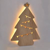 Solight LED nástěnná dekorace vánoční stromek, 24x LED, 2x AA - 1V260ván.STROMEK 24LED (5)