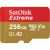 Paměťová karta SanDisk Extreme microSDXC 256GB + SD Adapter 190MB/s &amp; 130MB/s Read/Write A2 C10 V30 UHS-I U3