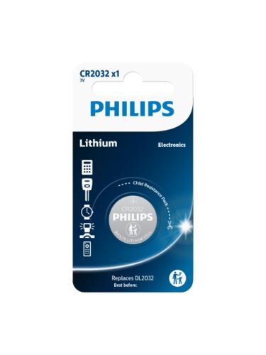 Batterie Philips CR2032/01B lithiová 3.0V knoflíková_1