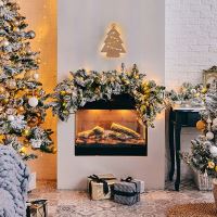 Solight LED nástěnná dekorace vánoční stromek, 24x LED, 2x AA - 1V260ván.STROMEK 24LED (2)