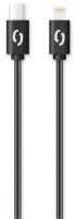 Datový kabel ALIGATOR POWER 3A, USB-C/Lightning, 1m, černý_2 (1)