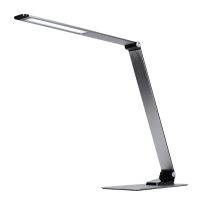 Solight LED stolní lampička stmívatelná, 11W,  změna chromatičnosti, broušený hliník, stříbrná - WO51-S