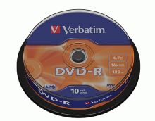 VERBATIM DVD-R 16x/4.7GB 10ks