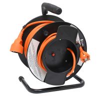 Prodlužovací kabel na bubnu 25 m / 1 zásuvka / oranžový / PVC / 230 V / 1,5 mm2