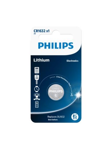 Baterie Philips CR1632/00B Lithium 3.0V coin 1-blister (16.0x 3.2)_1